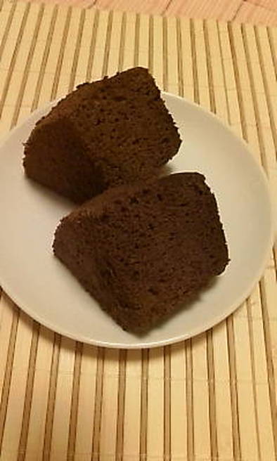 ココアシフォンケーキの写真