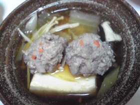 れんこん鶏団子