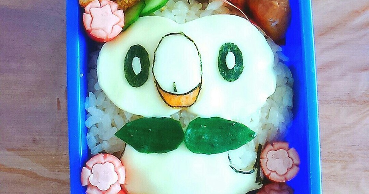 キャラ弁 ポケモン モクロー レシピ 作り方 By あややん クックパッド 簡単おいしいみんなのレシピが365万品