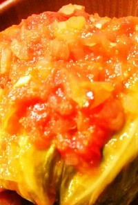 派生◆万能トマトソースのロールキャベツ