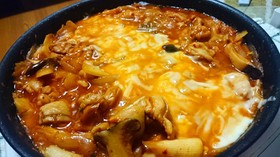 フライパン1つの簡単チーズタッカルビ