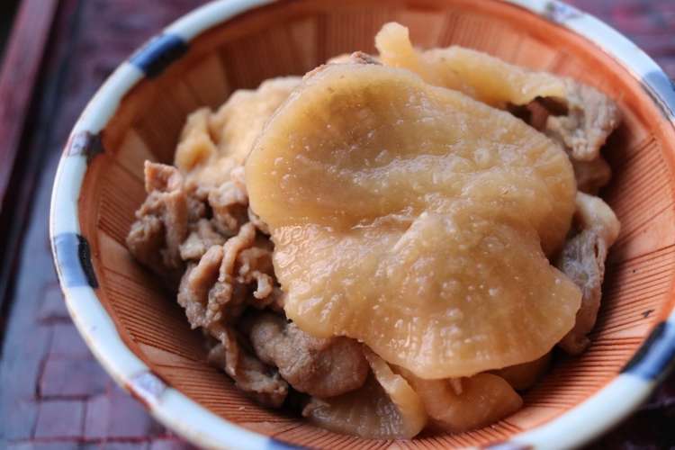 輪切り大根 切り干し大根 と豚肉の煮物 レシピ 作り方 By Mtg クックパッド 簡単おいしいみんなのレシピが363万品