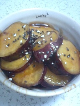 さつま芋好きの❤黒みつ大学芋✿(・ω・)