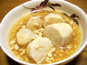 里芋の鶏そぼろ煮