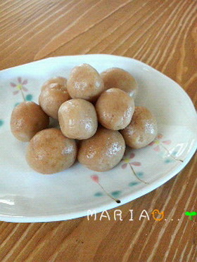 子供のおやつ☆豆腐きなこ団子