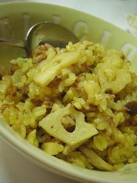 炊飯器de炊き込みカレーピラフ