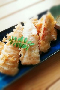 旬を食す。筍の天ぷら。