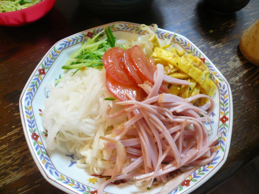 ロカボ麺☆冷やし中華風の画像