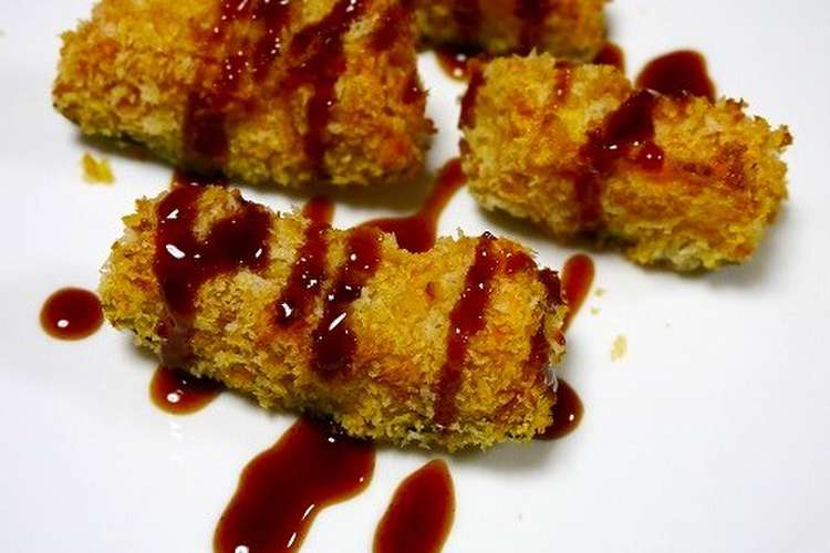 焼きパン粉で 揚げないかぼちゃフライ レシピ 作り方 By だんどり亭 クックパッド