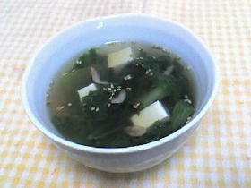 レタスのホットスープ