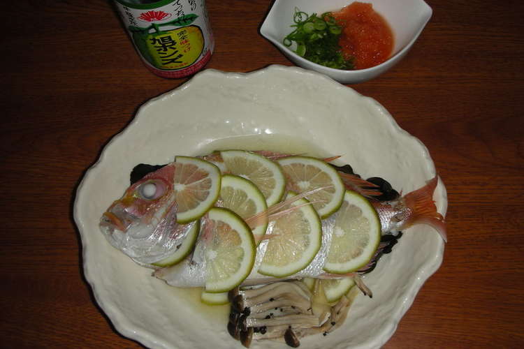 チンするだけの連子鯛の酒蒸し レシピ 作り方 By 喰い倒れ虎太郎 クックパッド 簡単おいしいみんなのレシピが361万品