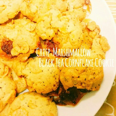 ♡マシュマロ紅茶コーンフレーククッキーの写真