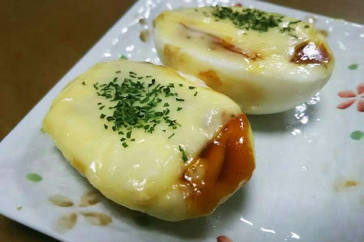 簡単ゆで卵のお好みチーズ焼き お弁当に レシピ 作り方 By クローバー クックパッド 簡単おいしいみんなのレシピが352万品