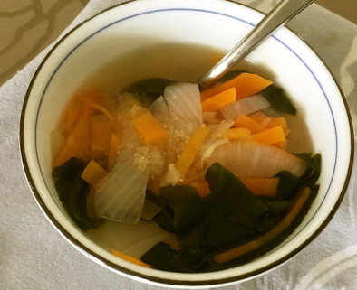 アマランサスの生姜スープ♪の写真