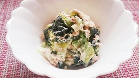 材料3つ: 簡単キャベツのホットサラダ♡