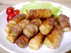 甘辛醤油ダレの長ねぎ豚肉巻き
