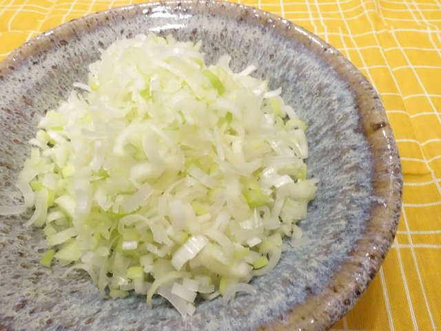 簡単 白ネギのみじん切り 覚え書き By 水渚 クックパッド