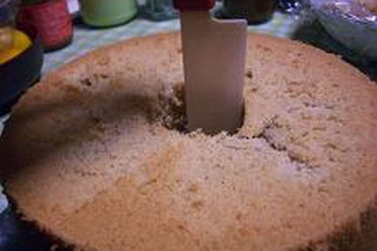 包丁でok シフォンケーキの切り方 レシピ 作り方 By リらっくま クックパッド 簡単おいしいみんなのレシピが355万品
