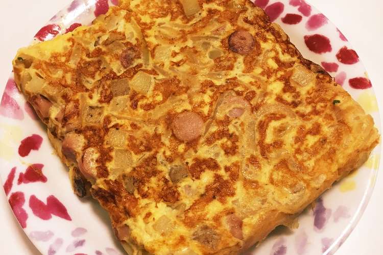 卵焼き器でスペインオムレツ風 レシピ 作り方 By 那帆 クックパッド 簡単おいしいみんなのレシピが353万品
