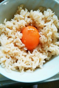 ☆簡単朝食☆焼き卵かけ御飯