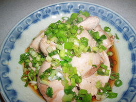 鮭の白子の酒蒸し