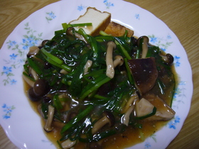 厚揚げのとろ~りきのこあんかけ