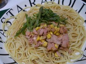 ソース不要!ツナ缶で簡単和風パスタ♪