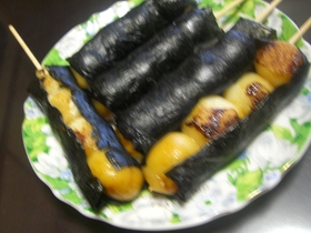 豆腐de醤油団子