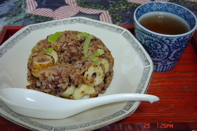ちくわのカレーマヨチャーハン☆