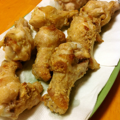 ウォーターオーブンで骨付き鶏の唐揚げの写真