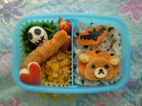 リラックマ【ハロウィン】弁当(キャラ弁)
