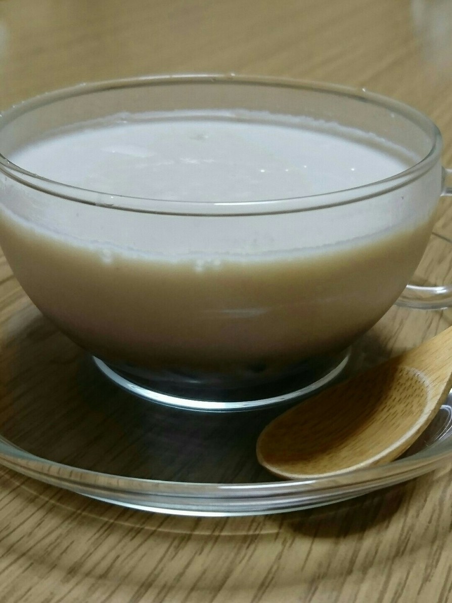 ミルク&小豆のつるりん２層ゼリー♡の画像