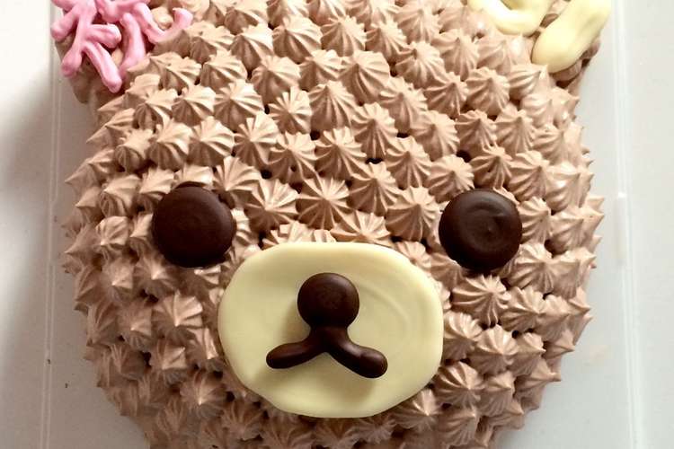キャラクターケーキ リラックマ レシピ 作り方 By 腹ペコ 青虫 クックパッド