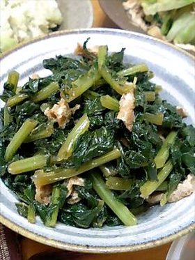 めんつゆで簡単◎大根葉の炒め煮