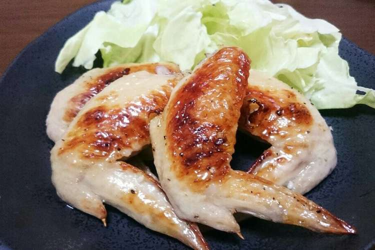 魚焼グリルで簡単おつまみ 手羽先の塩焼き レシピ 作り方 By もぃえ クックパッド 簡単おいしいみんなのレシピが352万品