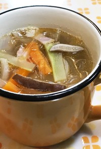 簡単☆春雨と野菜の中華スープ