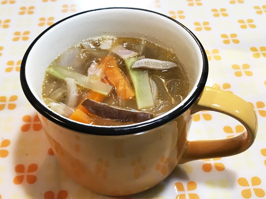 簡単☆春雨と野菜の中華スープの画像