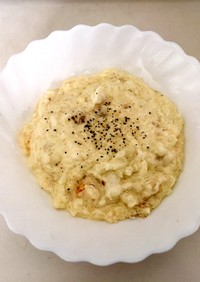 余った鯛の塩焼きでミルクリゾット