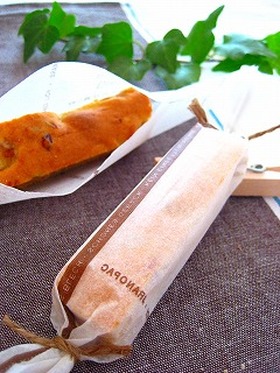 小豆とバナナのスティックケーキ