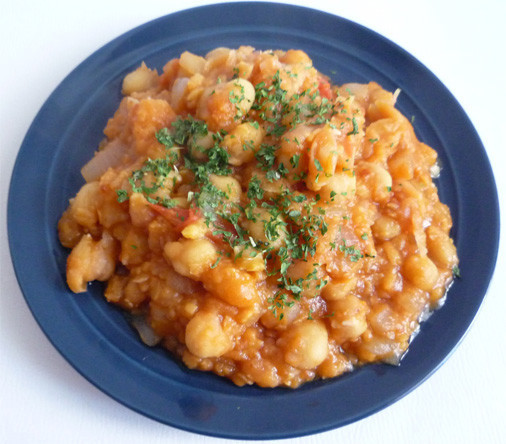 スロークッカーで作るモロッコ風ひよこ豆のシチュー レシピ