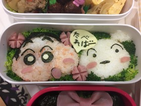 キャラ弁♪クレヨンしんちゃん弁当♪