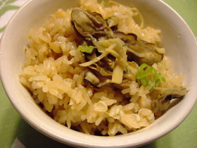 シンプル牡蠣飯