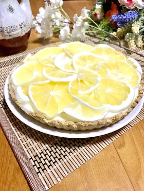 母の日に。簡単 小夏のレアチーズケーキ