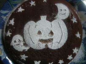 炊飯器ガトーショコラハロウィンバージョン