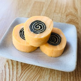 お弁当に!ぐるぐる海苔入り卵焼き