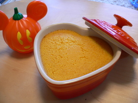 ハロウィンに☆メープルかぼちゃプリン