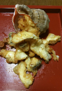 ニシ貝の天ぷら