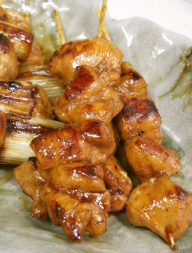 フライパンで焼き鳥