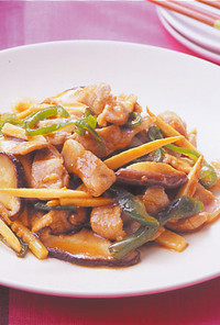 豚肉と野菜の中華風炒め
