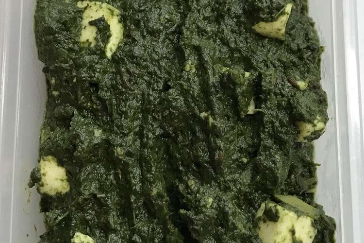 インドのほうれん草カレー サグパニール レシピ 作り方 By プラバール クックパッド 簡単おいしいみんなのレシピが352万品